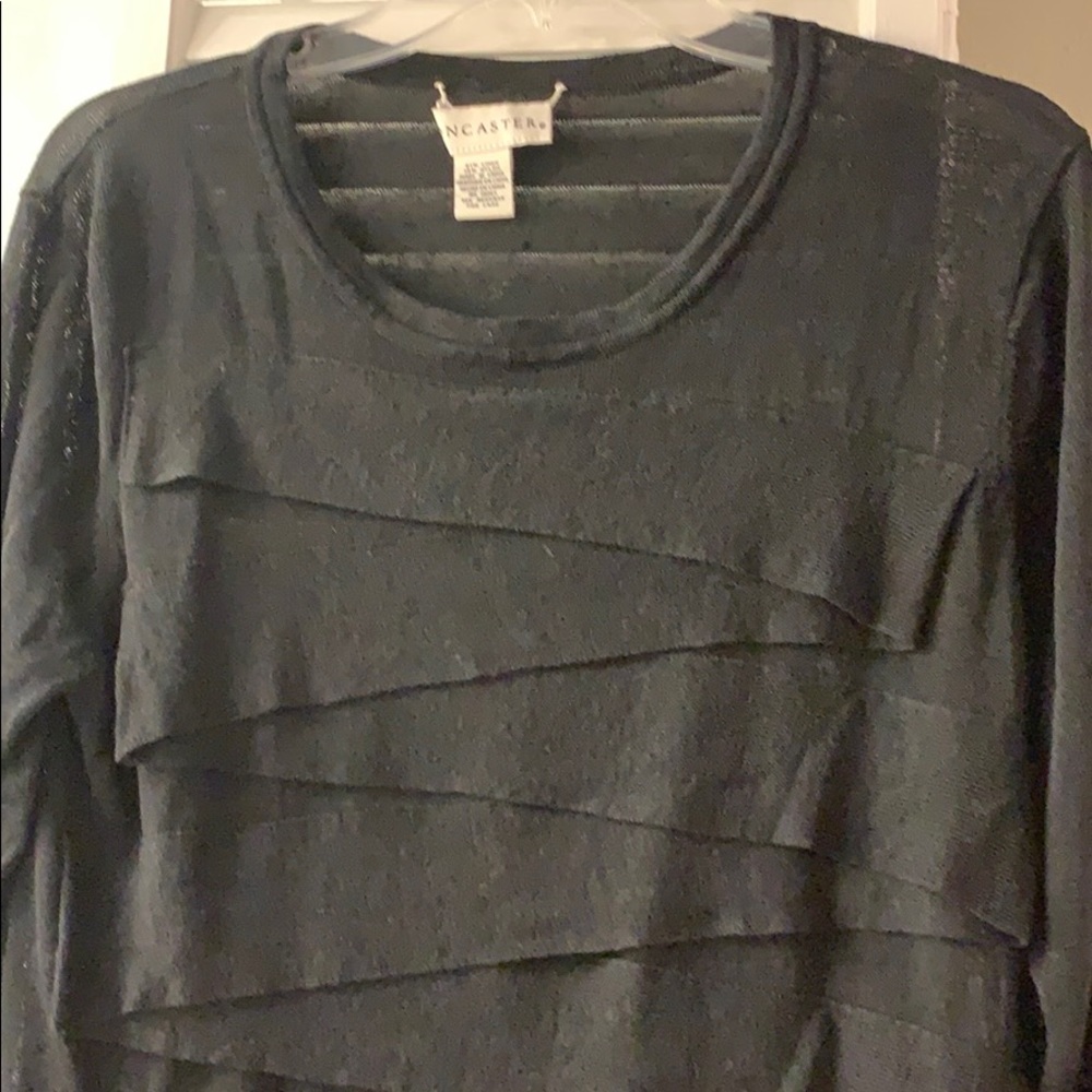 Doncaster black blouse